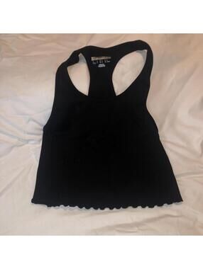 Forever 21 Women's Black Vests-tanks-cami